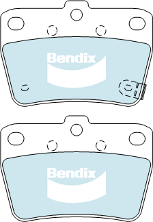 Brake Pad Set, disc brake (DB1680 4WD)