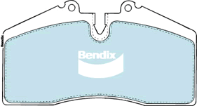 Brake Pad Set, disc brake (DB1355 SRT)