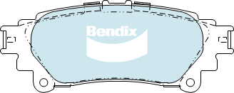 Brake Pad Set, disc brake (DB2245 4WD)