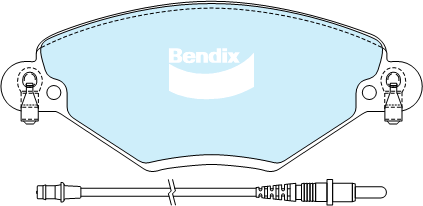 Brake Pad Set, disc brake (DB2016 HD)