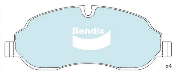Brake Pad Set, disc brake (DB2516 EURO+)