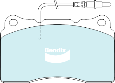 Brake Pad Set, disc brake (DB2023 EURO+)
