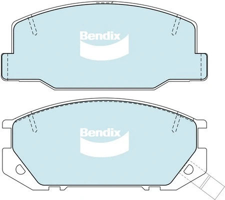 Brake Pad Set, disc brake (DB1208 GCT)