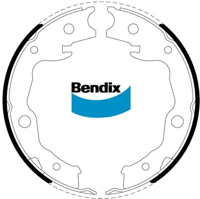 Brake Shoe Set, parking brake (BS5257)