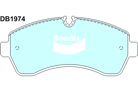 Brake Pad Set, disc brake (DB1974 HD)