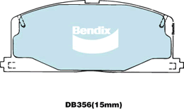 Brake Pad Set, disc brake (DB356 GCT)
