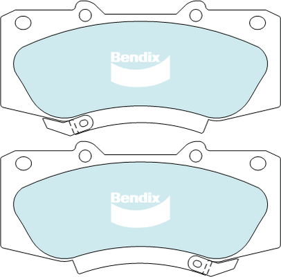 Brake Pad Set, disc brake (DB2221 4WD)