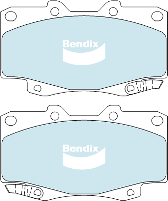 Brake Pad Set, disc brake (DB1739 4WD)