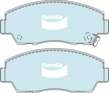 Brake Pad Set, disc brake (DB409 4WD)