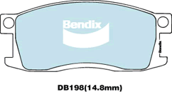 Brake Pad Set, disc brake (DB198 GCT)