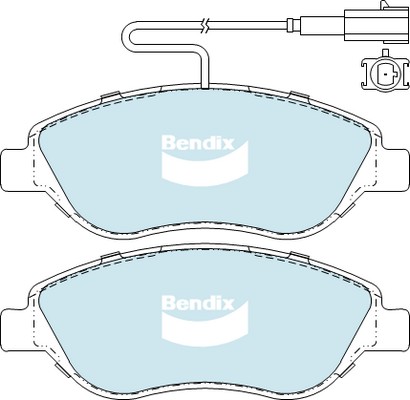 Brake Pad Set, disc brake (DB2247 EURO+)