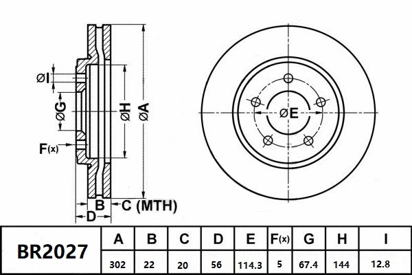 Brake Disc (BR2027 ULT)