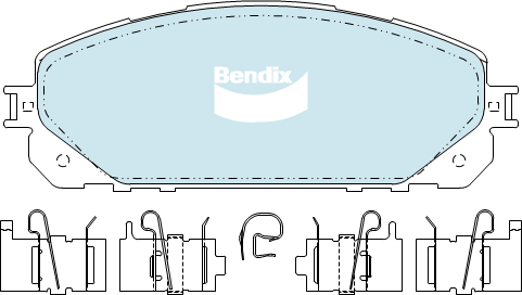 Brake Pad Set, disc brake (DB2337 4WD)