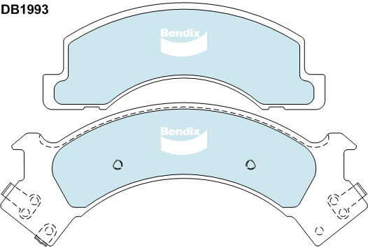 Brake Pad Set, disc brake (DB1993 HD)