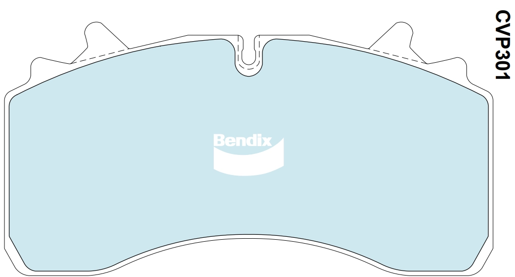 Brake Pad Set, disc brake (CVP301 PT)