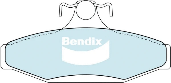 Brake Pad Set, disc brake (DB1086 GCT)