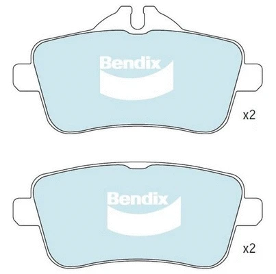 Brake Pad Set, disc brake (DB2483 EURO+)