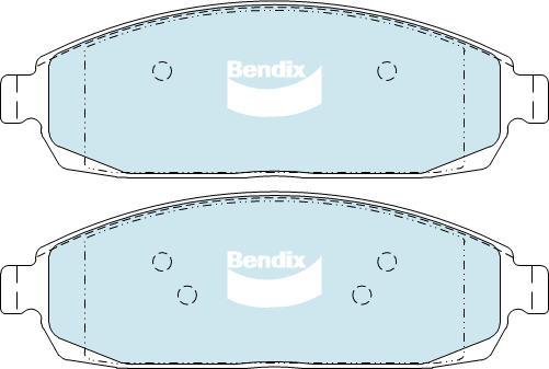 Brake Pad Set, disc brake (DB2333 4WD)