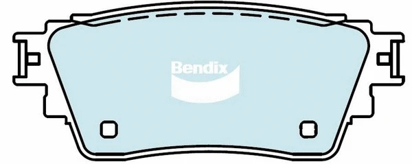 Brake Pad Set, disc brake (DB2486 4WD)