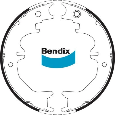 Brake Shoe Set, parking brake (BS1744)