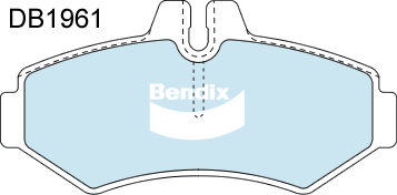 Brake Pad Set, disc brake (DB1961 HD)