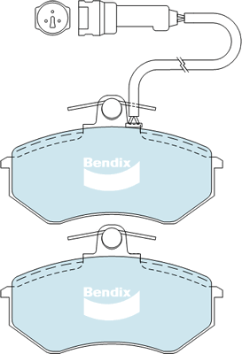 Brake Pad Set, disc brake (DB343 GCT)