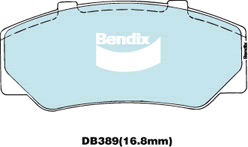 Brake Pad Set, disc brake (DB389 GCT)