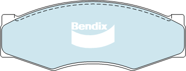 Brake Pad Set, disc brake (DB340 4WD)