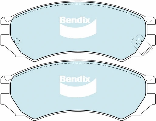Brake Pad Set, disc brake (DB1214 GCT)