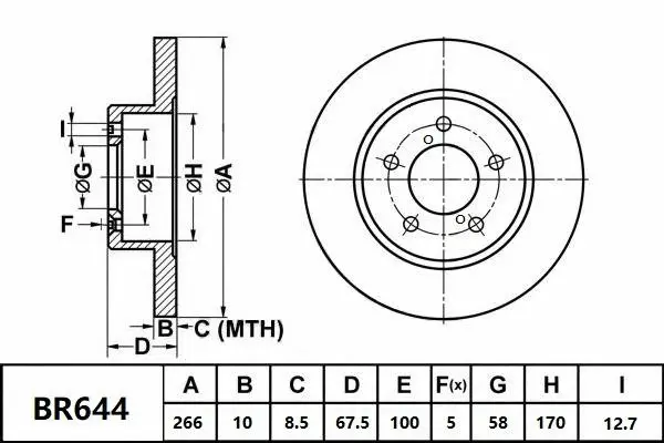 Brake Disc (BR644 ULT)