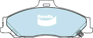 Brake Pad Set, disc brake (DB1366 4WD)