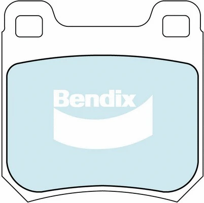Brake Pad Set, disc brake (DB1273 EURO+)