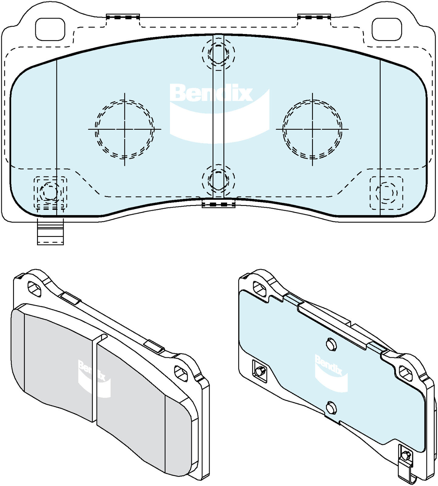 Brake Pad Set, disc brake (DB2674 EV)