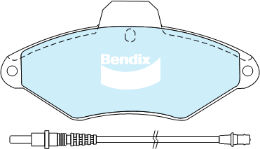 Brake Pad Set, disc brake (DB2014 HD)