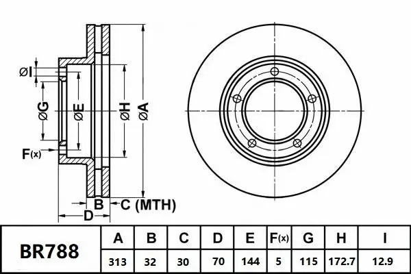 Brake Disc (BR788 ULT)