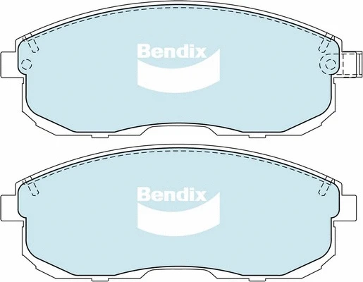 Brake Pad Set, disc brake (DB1232 GCT)