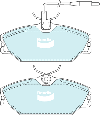 Brake Pad Set, disc brake (DB2027 HD)