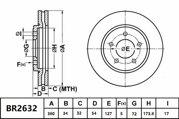 Brake Disc (BR2632 ULT)