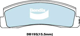 Brake Pad Set, disc brake (DB195 GCT)