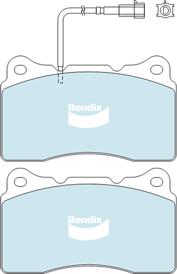 Brake Pad Set, disc brake (DB2067 GCT)