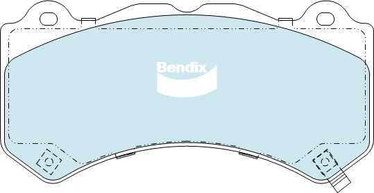 Brake Pad Set, disc brake (DB2375 4WD)