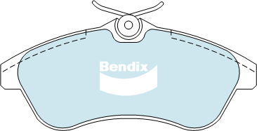 Brake Pad Set, disc brake (DB2043 EURO+)