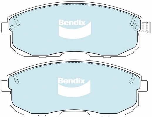 Brake Pad Set, disc brake (DB1187 GCT)