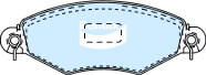 Brake Pad Set, disc brake (DB1806 HD)
