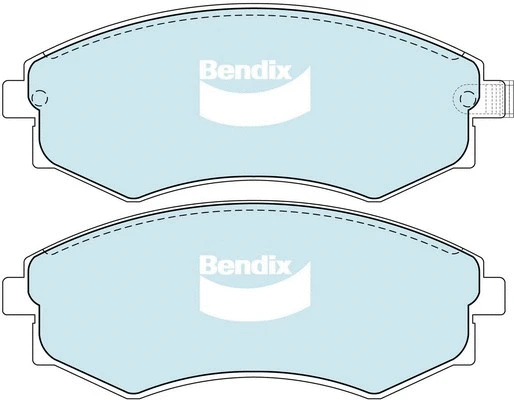 Brake Pad Set, disc brake (DB1263 GCT)