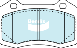 Brake Pad Set, disc brake (DB1936 HD)