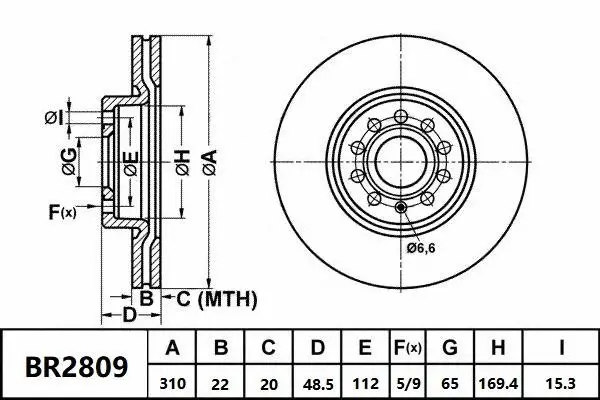 Brake Disc (BR2809 ULT)