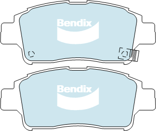 Brake Pad Set, disc brake (DB1378 GCT)
