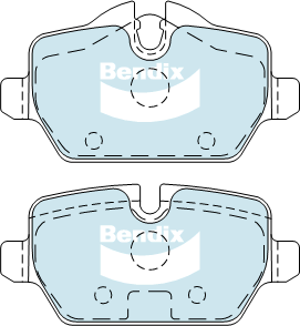 Brake Pad Set, disc brake (DB1783 EURO+)