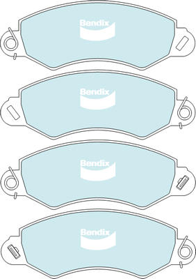 Brake Pad Set, disc brake (DB1982 HD)
